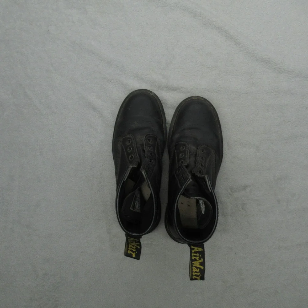 Dr Martens 1460 Unisex 11W 10M Safety Boots Blck Leather Slip Resistant Soft Toe